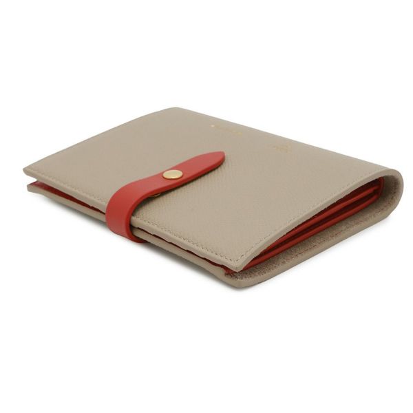 セリーヌ 二つ折り財布 ミディアム マルチファンクション ストラップウォレット バイカラー 104813 CELINE