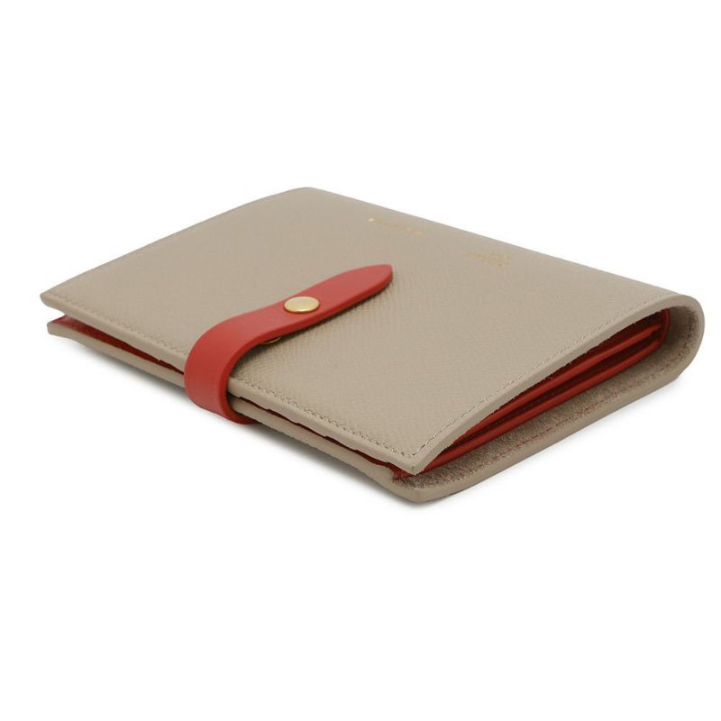 セリーヌ 二つ折り財布 ミディアム マルチファンクション ストラップウォレット バイカラー 104813 CELINE