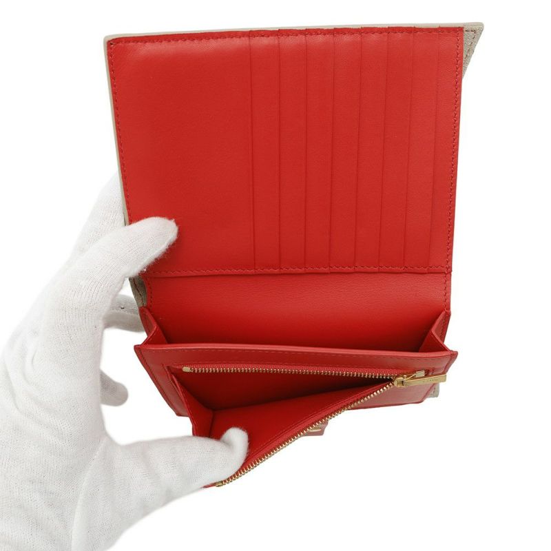 セリーヌ 二つ折り財布 ミディアム マルチファンクション ストラップウォレット バイカラー 104813 CELINE