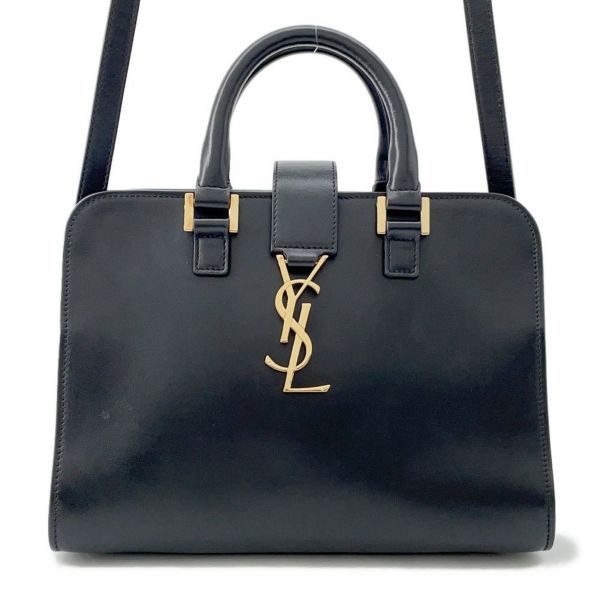 サンローランパリ ハンドバッグ ベイビーカバス 472466 SAINT LAURENT PARIS 2way 黒