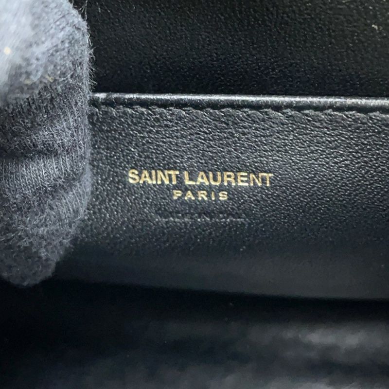 サンローランパリ ハンドバッグ ベイビーカバス 472466 SAINT LAURENT PARIS 2way 黒