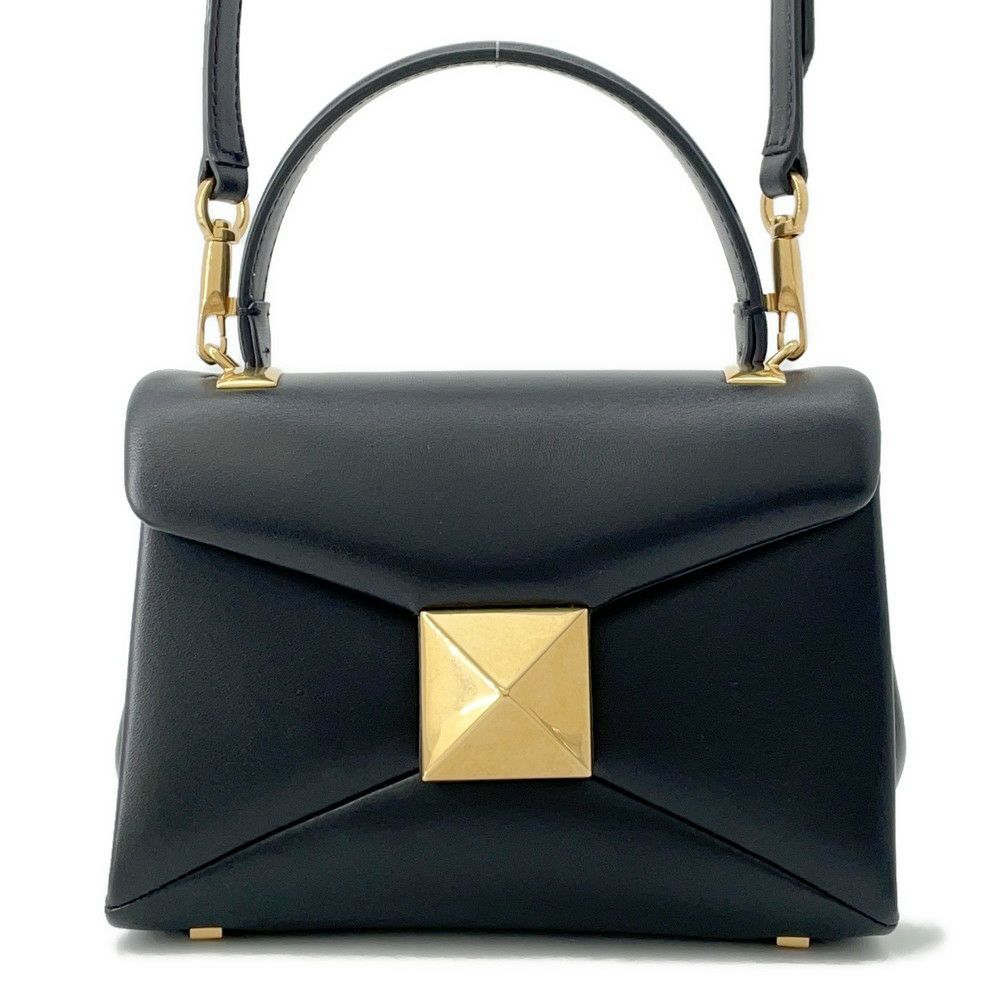 ヴァレンティノ・ガラヴァーニ ハンドバッグ ワンスタッズ ミニ 1W0B0L19HHX VALENTINO 2way 黒