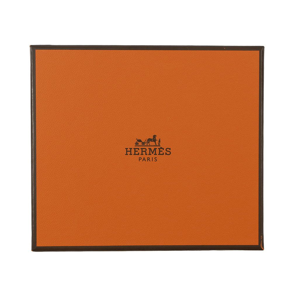 エルメス コインケース グレナン コンパクト ウォレット エトゥープ/シルバー金具 スイフト/シェブルミゾル K刻印