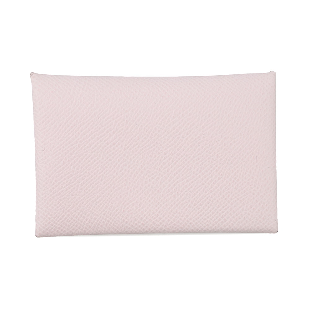 エルメス カードケース カルヴィ ローズダーリン エプソン K刻印 HERMES 名刺入れ