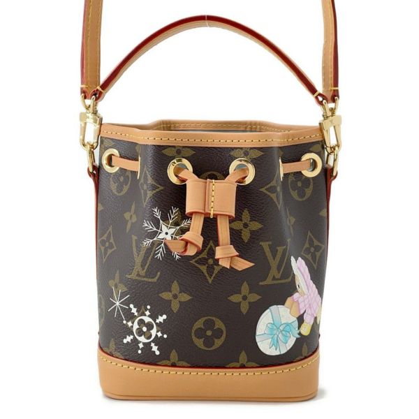 ルイヴィトン ハンドバッグ モノグラム/ヴィヴィエンヌ ナノ・ノエ M12221 2wayショルダーバッグ