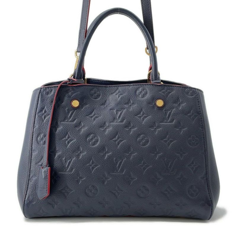 ルイヴィトン ハンドバッグ モノグラム・アンプラント モンテーニュMM  M42746 LOUIS VUITTON 2wayショルダーバッグ
