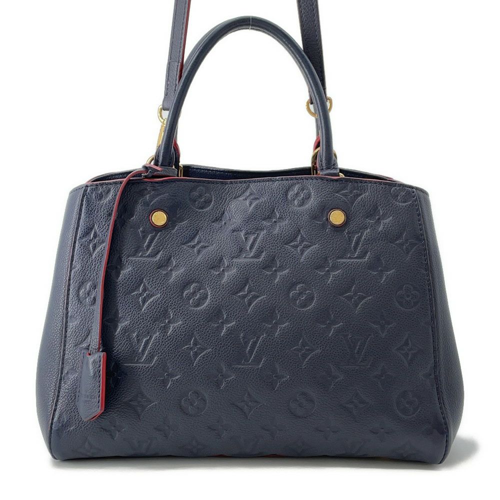 ルイヴィトン ハンドバッグ モノグラム・アンプラント モンテーニュMM  M42746 LOUIS VUITTON 2wayショルダーバッグ