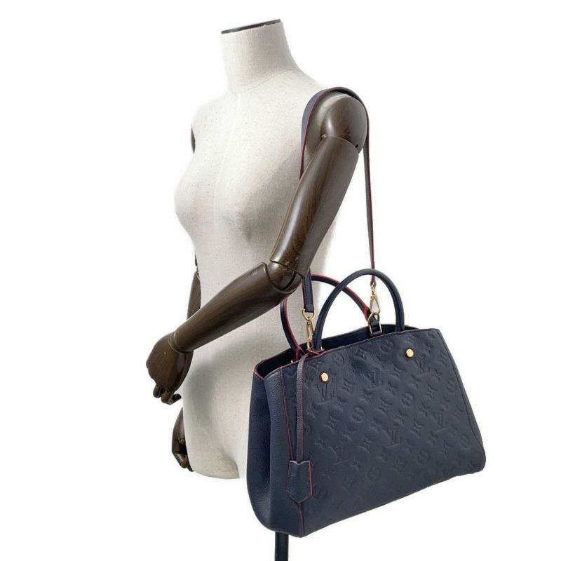 ルイヴィトン ハンドバッグ モノグラム・アンプラント モンテーニュMM  M42746 LOUIS VUITTON 2wayショルダーバッグ