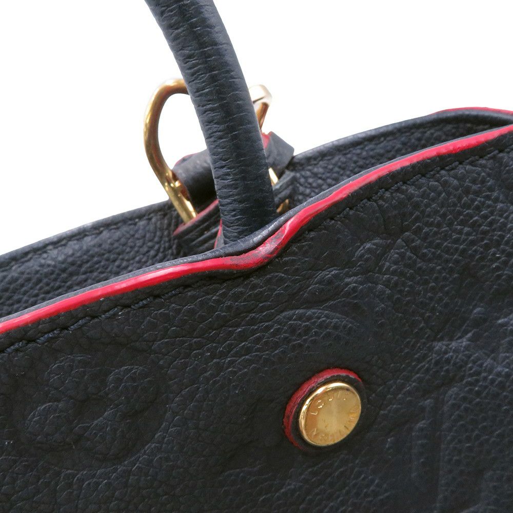 ルイヴィトン ハンドバッグ モノグラム・アンプラント モンテーニュMM  M42746 LOUIS VUITTON 2wayショルダーバッグ