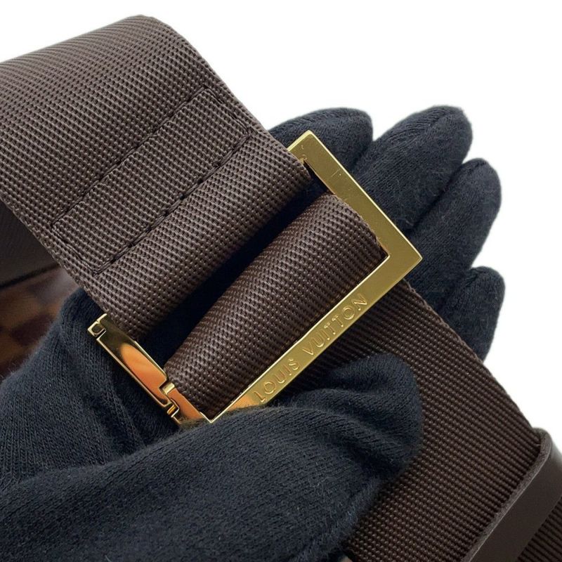 ルイヴィトン ボディバッグ ダミエ・エベヌ ジェロニモス N51994 LOUIS VUITTON ヴィトン ショルダーバッグ ウエストポーチ メンズ