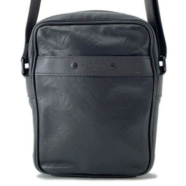 ルイヴィトン ショルダーバッグ モノグラム・シャドウ ダヌーヴ PM M43681 ヴィトン メンズ クロスボディ 黒 ブラック