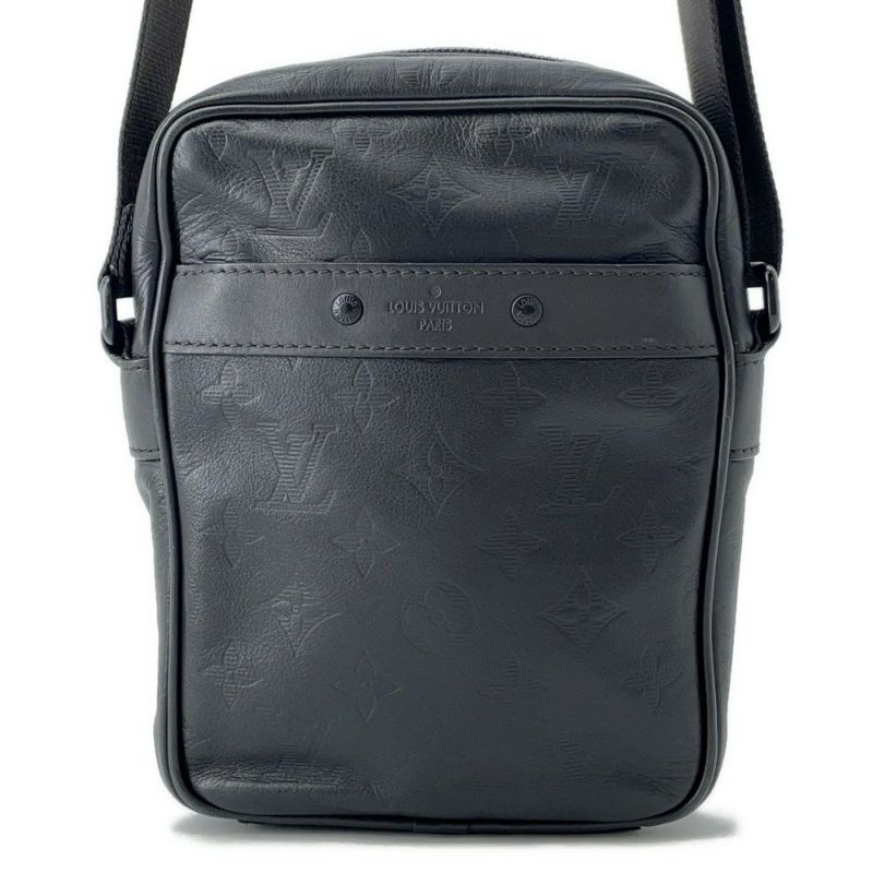 ルイヴィトン ショルダーバッグ モノグラム・シャドウ ダヌーヴ PM M43681 ヴィトン メンズ クロスボディ 黒 ブラック