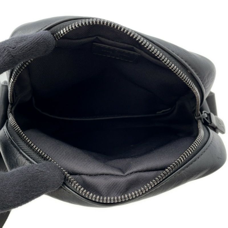 ルイヴィトン ショルダーバッグ モノグラム・シャドウ ダヌーヴ PM M43681 ヴィトン メンズ クロスボディ 黒 ブラック