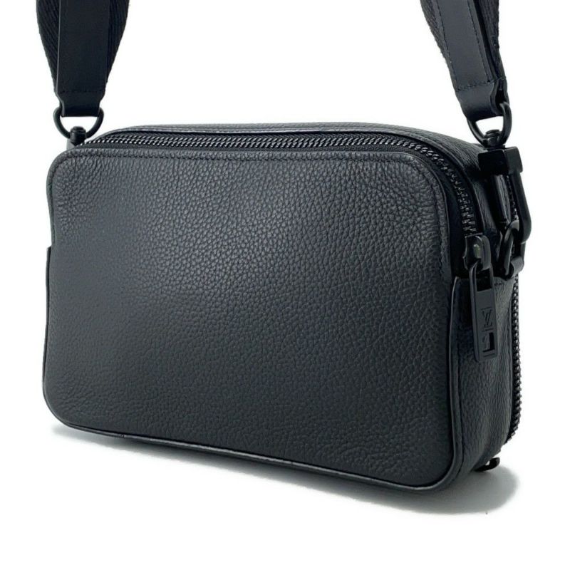 ルイヴィトン ショルダーバッグ グレインカーフレザー/LVアエログラム アルファ・ウェアラブル ウォレット M59161 黒 ブラック