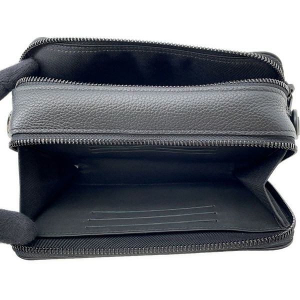 ルイヴィトン ショルダーバッグ グレインカーフレザー/LVアエログラム アルファ・ウェアラブル ウォレット M59161 黒 ブラック