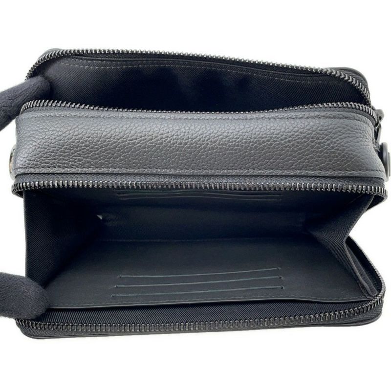 ルイヴィトン ショルダーバッグ グレインカーフレザー/LVアエログラム アルファ・ウェアラブル ウォレット M59161 黒 ブラック