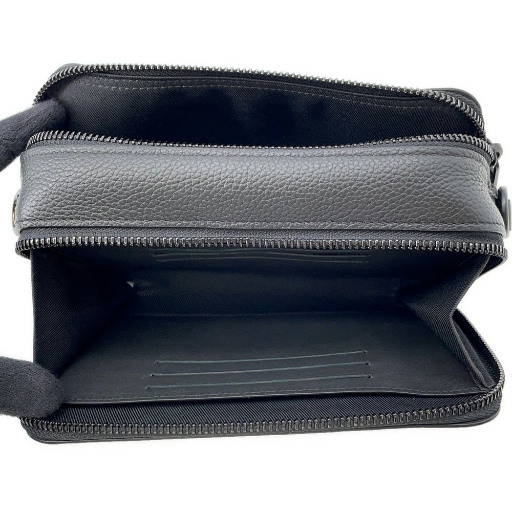 ルイヴィトン ショルダーバッグ グレインカーフレザー/LVアエログラム アルファ・ウェアラブル ウォレット M59161 黒 ブラック