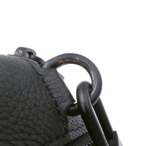 ルイヴィトン ショルダーバッグ グレインカーフレザー/LVアエログラム アルファ・ウェアラブル ウォレット M59161 黒 ブラック