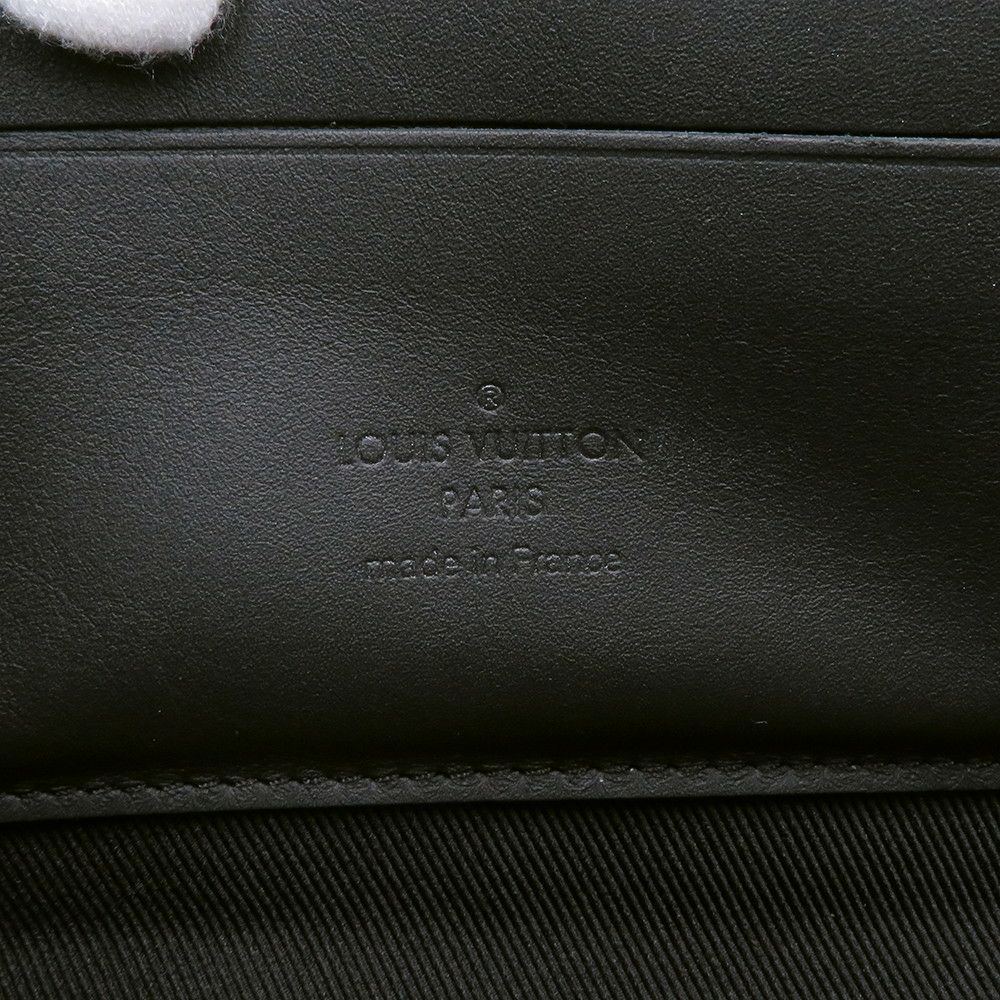 ルイヴィトン ショルダーバッグ グレインカーフレザー/LVアエログラム アルファ・ウェアラブル ウォレット M59161 黒 ブラック