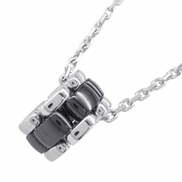 シャネル ネックレス ウルトラ コレクション K18WGホワイトゴールド セラミック J3171 CHANEL ジュエリー 黒