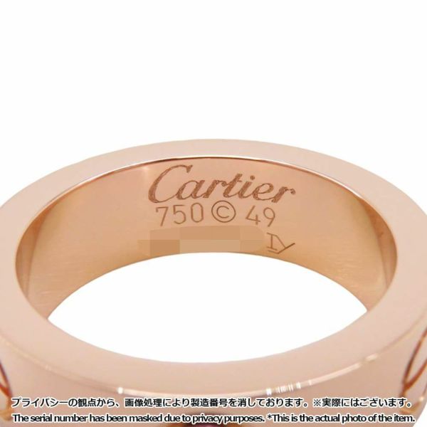 カルティエ リング ラブリング ピンクサファイア 1P K18PGピンクゴールド リングサイズ49 Cartier 指輪