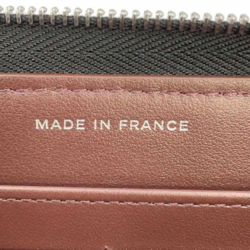 シャネル 長財布 クラシック ロング ジップ ウォレット ココマーク マトラッセ キャビアスキン キルティング AP0242 CHANEL 黒