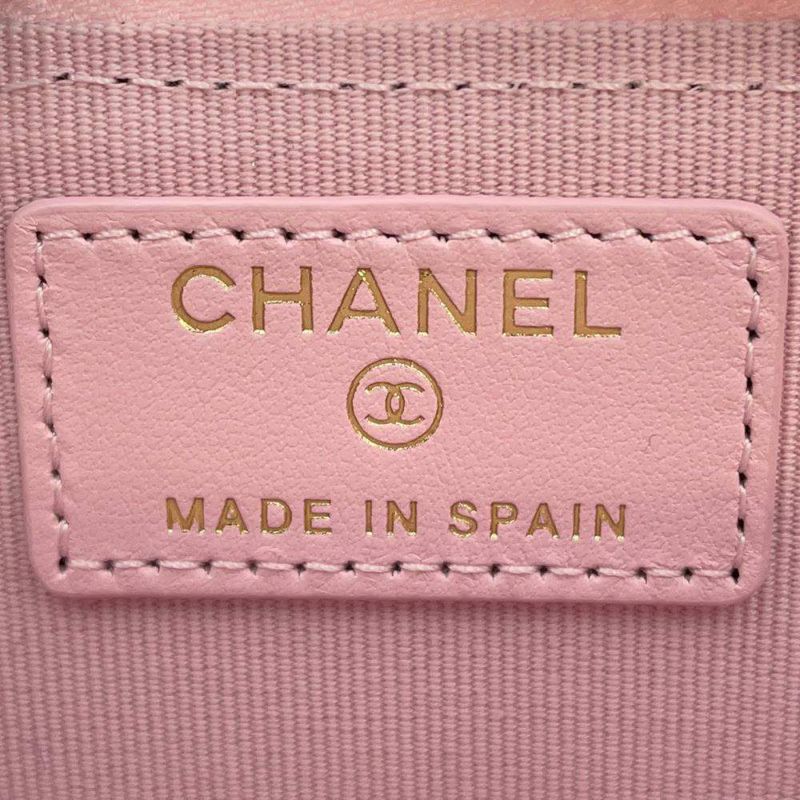 シャネル コインケース マトラッセ ココマーク キャビアスキン AP3982 フラグメント カードケース