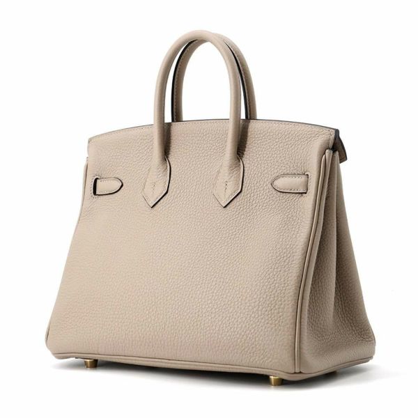 エルメス バーキン25 トゥルティエールグレー/ゴールド金具 トゴ U刻印 HERMES Birkin ハンドバッグ