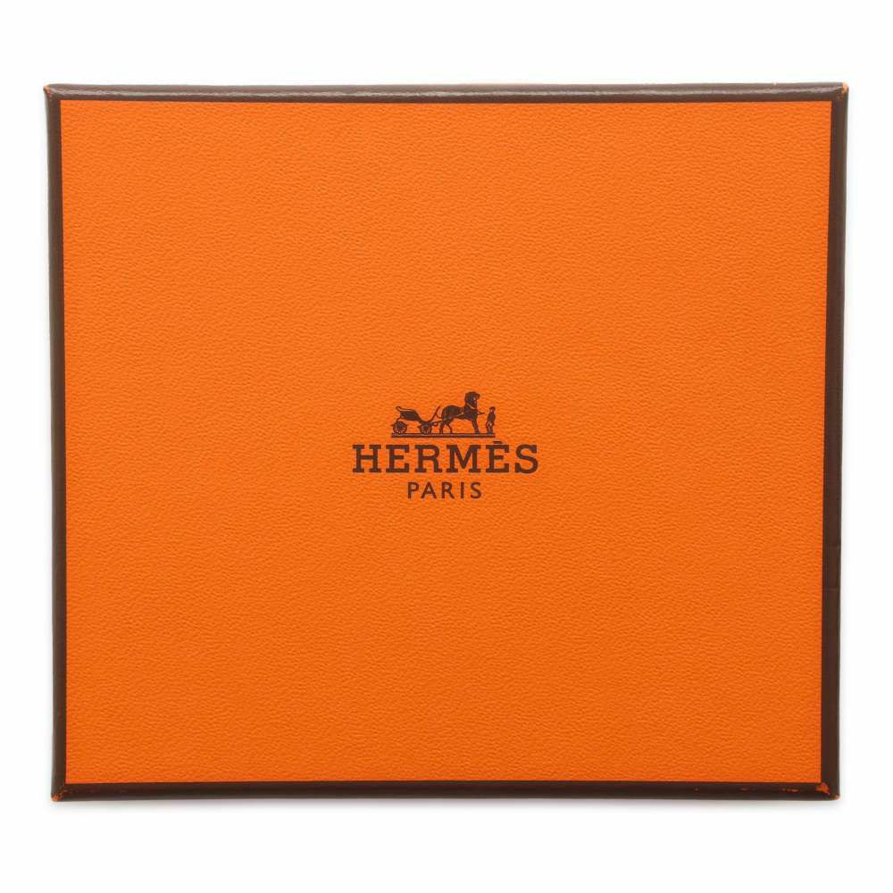 エルメス キーホルダー プティアッシュ ロバ ブルーアンクル/シルバー金具 ヴォーエプソン