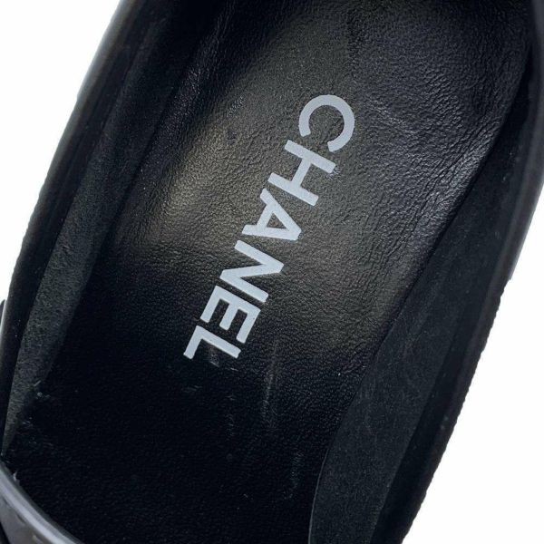 シャネル ローファー ココマーク 厚底 レザー レディースサイズ36C G39206 CHANEL 靴 黒 ヒール