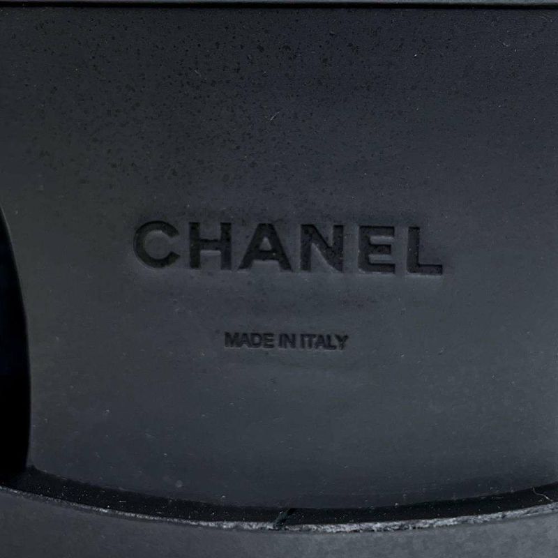 シャネル ローファー ココマーク 厚底 レザー レディースサイズ36C G39206 CHANEL 靴 黒 ヒール