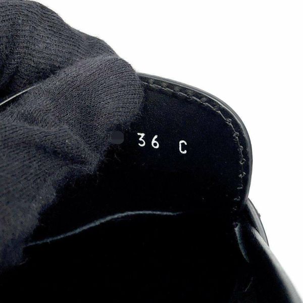 シャネル ローファー ココマーク 厚底 レザー レディースサイズ36C G39206 CHANEL 靴 黒 ヒール