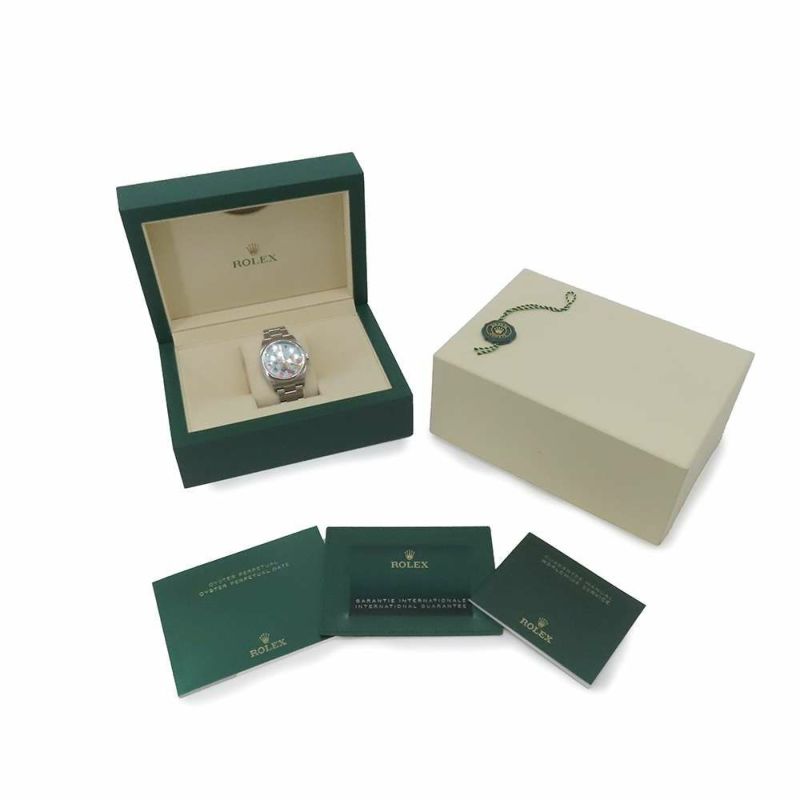 ロレックス オイスターパーペチュアル36 ランダムシリアル ルーレット 126000 ターコイズブルーセレブレーション文字盤