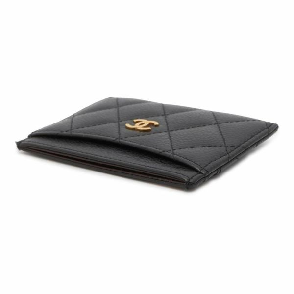 シャネル カードケース マトラッセ ココマーク キャビアスキン パスケース A31510 CHANEL Card Holder 定期入れ 黒