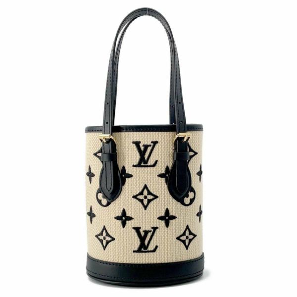 ルイヴィトン ショルダーバッグ モノグラム ナノ・バゲット M82418 LOUIS VUITTON 2wayショルダー 黒