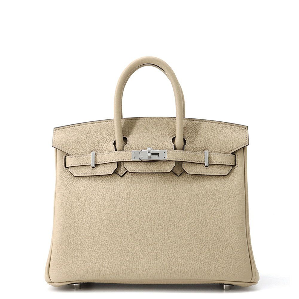 エルメス バーキン25 トレンチ/シルバー金具 トゴ K刻印 HERMES Birkin ハンドバッグ