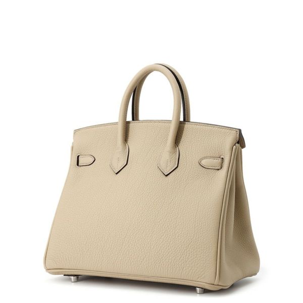 エルメス バーキン25 トレンチ/シルバー金具 トゴ K刻印 HERMES Birkin ハンドバッグ