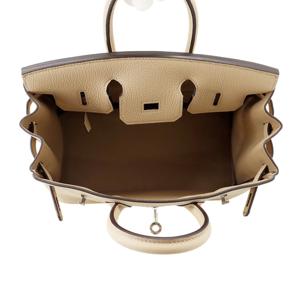 エルメス バーキン25 トレンチ/シルバー金具 トゴ K刻印 HERMES Birkin ハンドバッグ