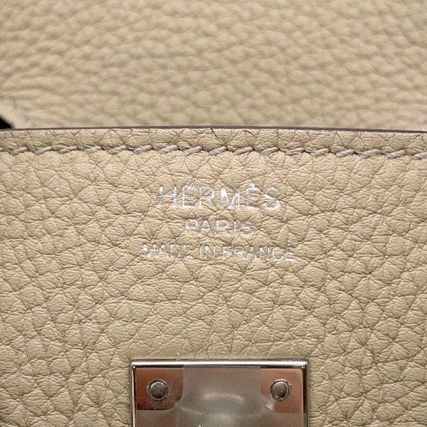 エルメス バーキン25 トレンチ/シルバー金具 トゴ K刻印 HERMES Birkin ハンドバッグ