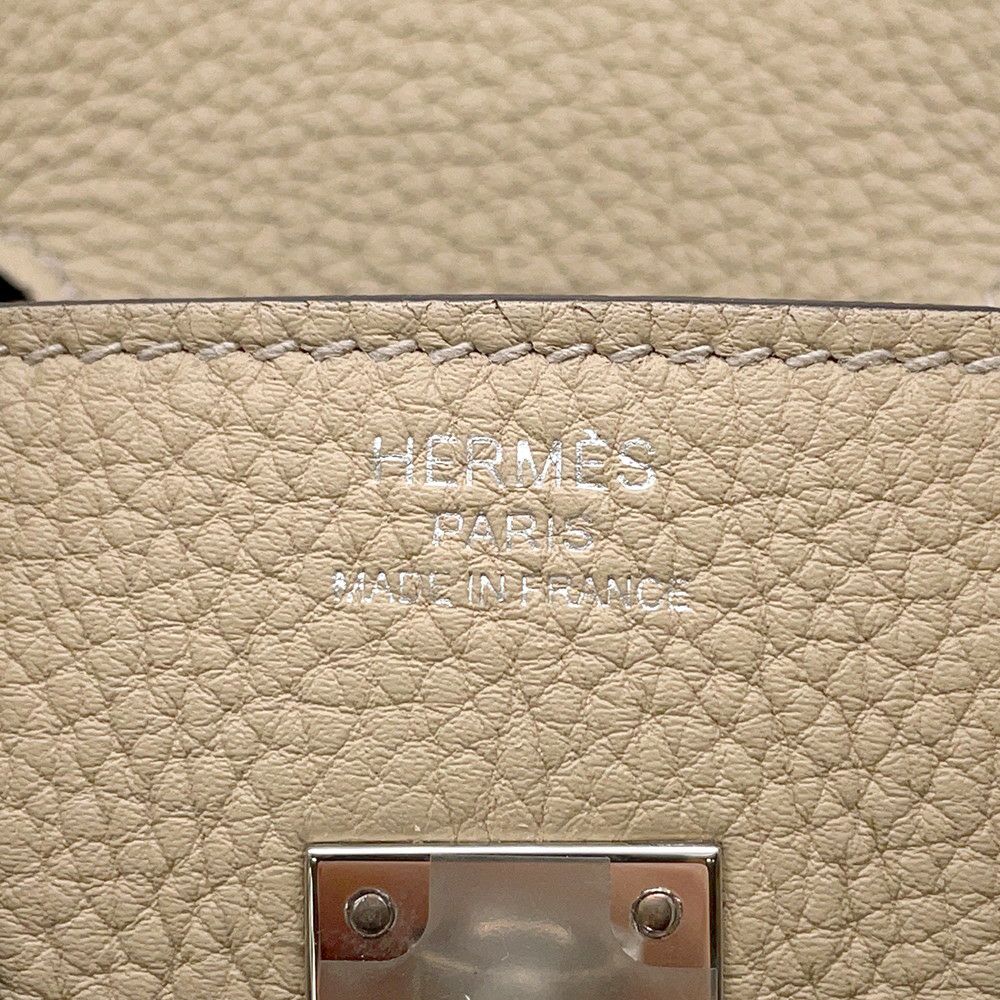 エルメス バーキン25 トレンチ/シルバー金具 トゴ K刻印 HERMES Birkin ハンドバッグ