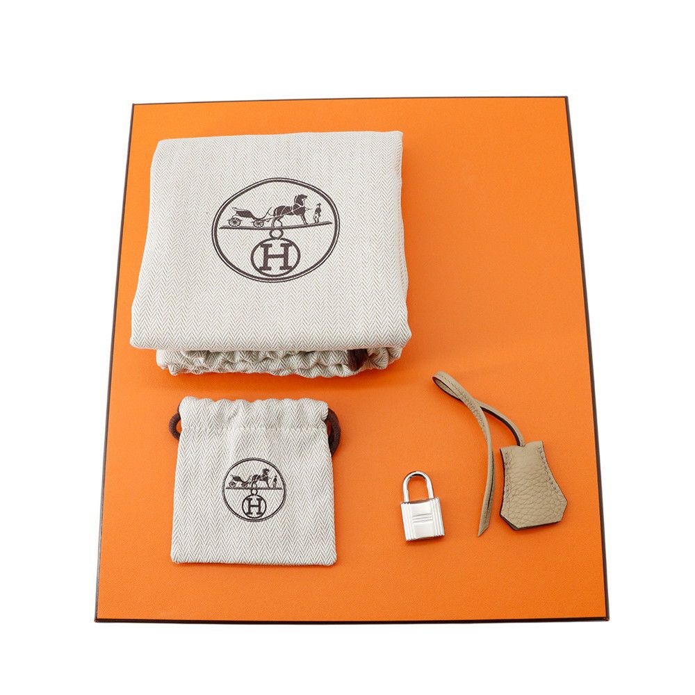 エルメス バーキン25 トレンチ/シルバー金具 トゴ K刻印 HERMES Birkin ハンドバッグ