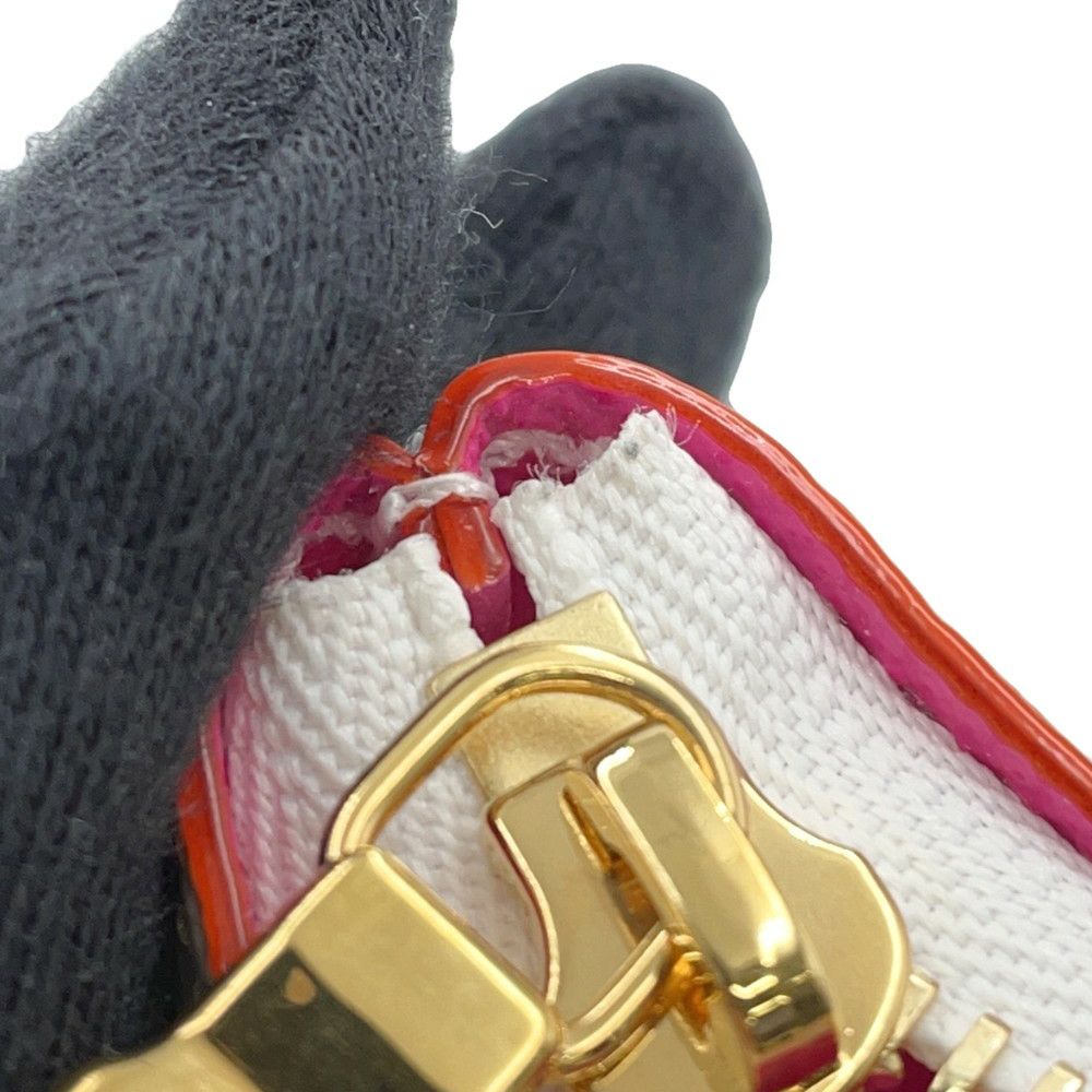ルイヴィトン ポーチ モノグラム・マルチカラー LV × TM フォンホルダー M14099 LOUIS VUITTON 白 ホワイト 村上隆コラボ