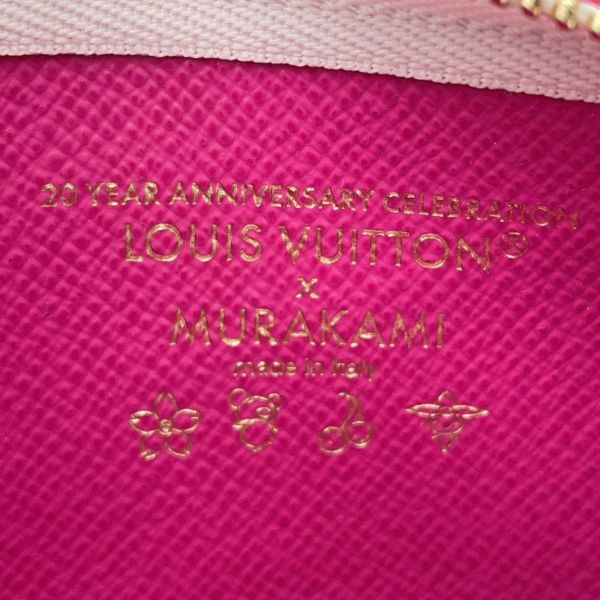 ルイヴィトン ポーチ モノグラム・マルチカラー LV × TM フォンホルダー M14099 LOUIS VUITTON 白 ホワイト 村上隆コラボ