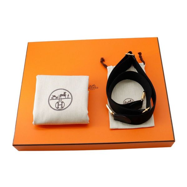 エルメス ショルダーバッグ エブリン3 GM ブラック/ゴールド金具 トリヨンクレマンス B刻印 黒