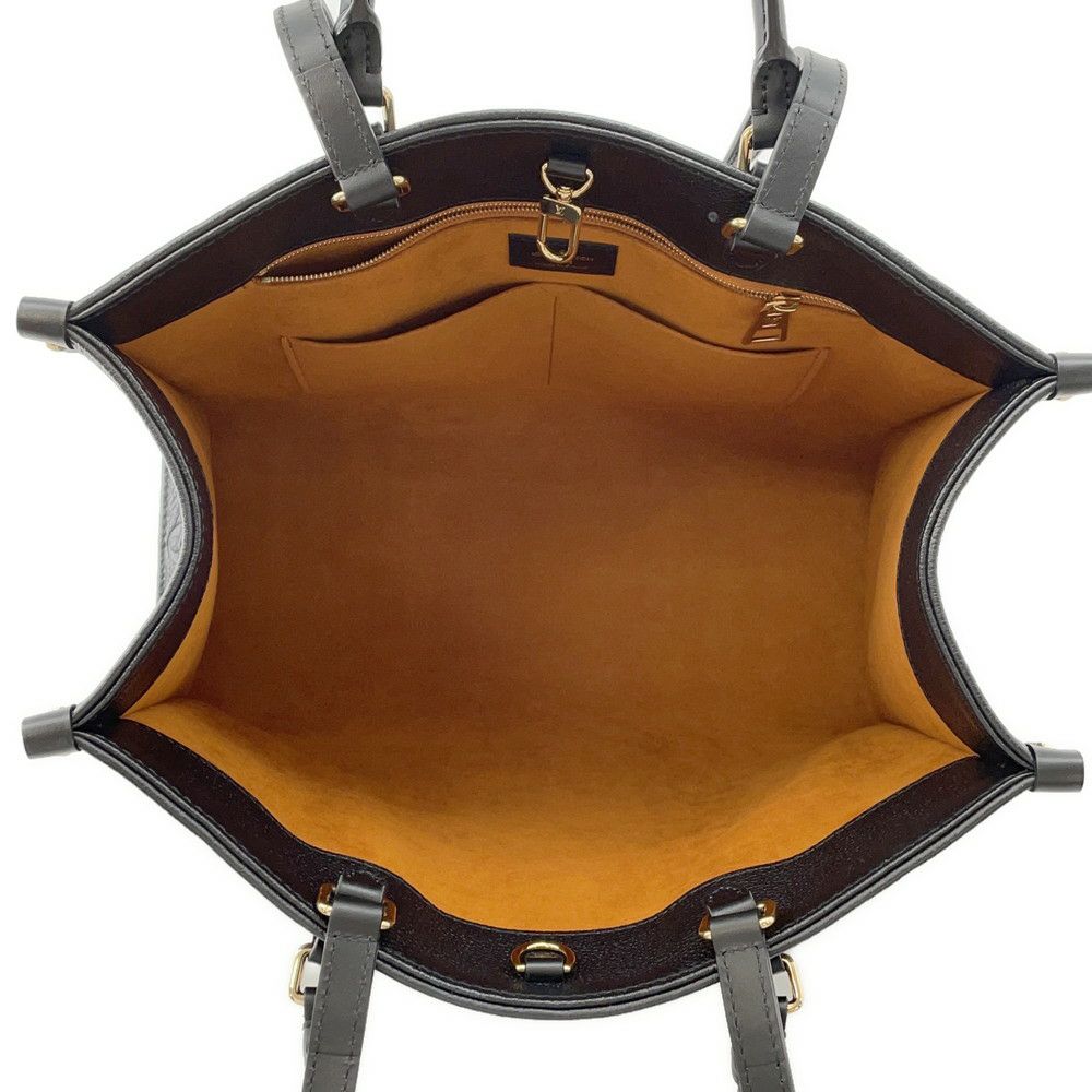 ルイヴィトン トートバッグ モノグラム・アンプラント オンザゴーMM M45595 2way ブラック 黒