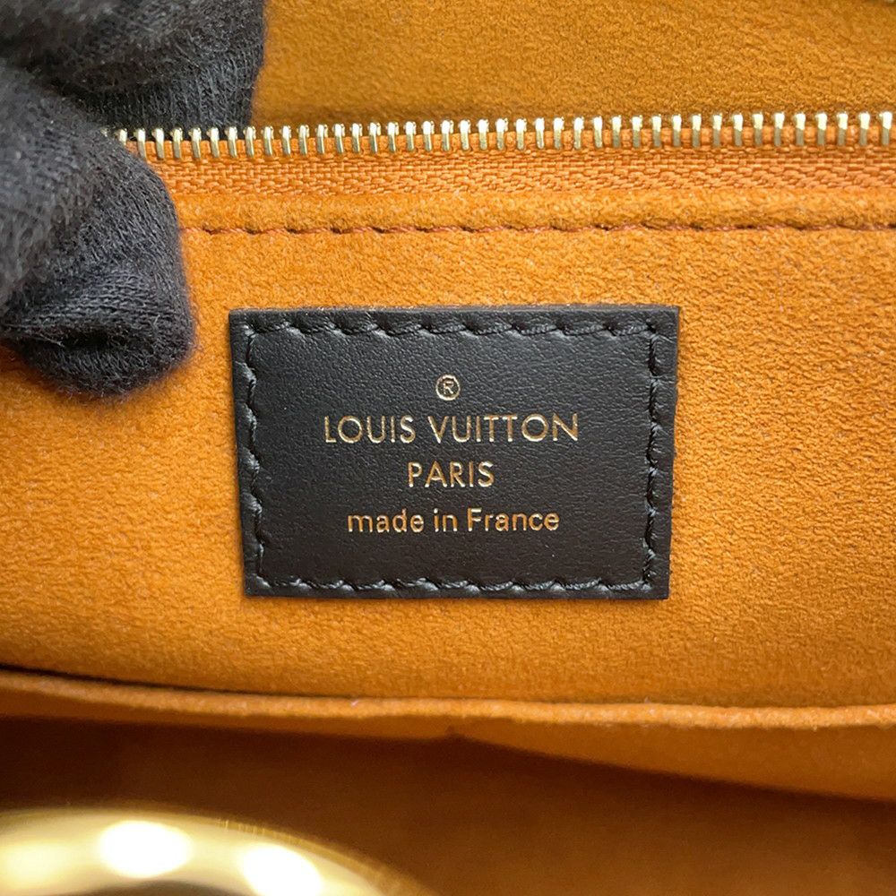 ルイヴィトン トートバッグ モノグラム・アンプラント オンザゴーMM M45595 2way ブラック 黒