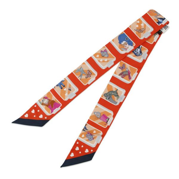 HERMES イラストスカーフ ツイリー　エルメスストーリー エルメス スカーフ ツイリー エルメス ストーリー HERMES STORY
