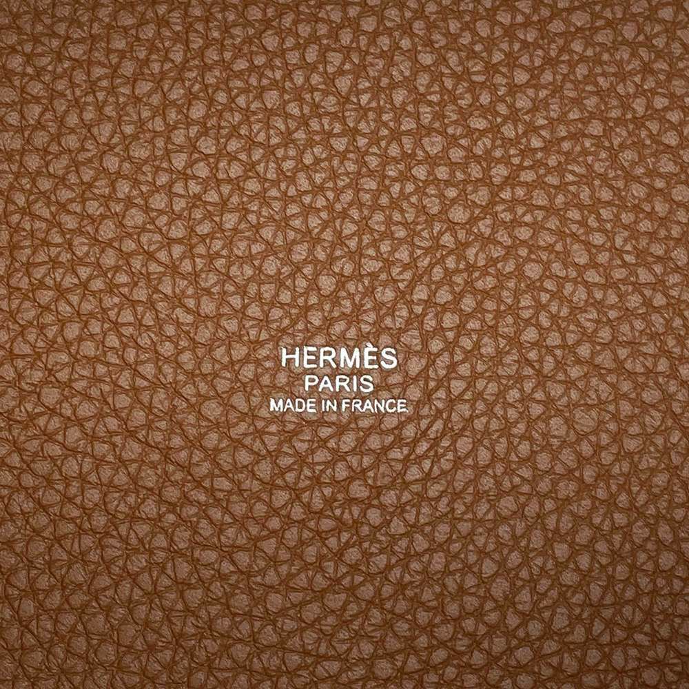 エルメス ハンドバッグ ピコタンロックPM ゴールド/シルバー金具 トリヨンクレマンス U刻印