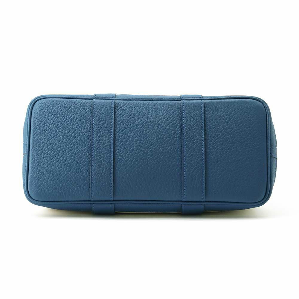 エルメス トートバッグ ガーデンパーティTPM コルヴェール/シルバー金具 トワルシェブロン/ネゴンダ D刻印