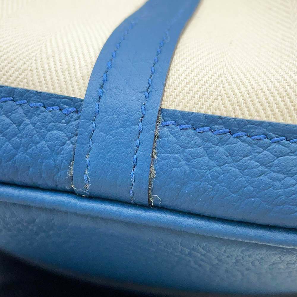 エルメス トートバッグ ガーデンパーティTPM コルヴェール/シルバー金具 トワルシェブロン/ネゴンダ D刻印